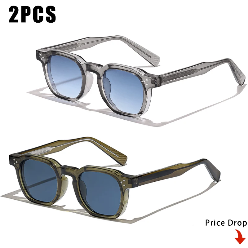 1/2/3 Paar CATERSIDE Modische Herren-Sonnenbrillen Retro Markendesign Polycarbonat-Rahmen Sonnenbrillen für Damen Reise- und Party-Brillen – Detail 11