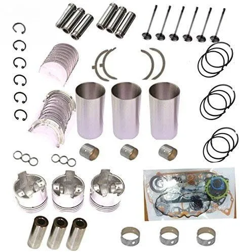 NEW 3D82AE 3D82AE-5 Overhaul Rebuild Kit For Komatsu PC27MR-3 PC27R-8 Excavator