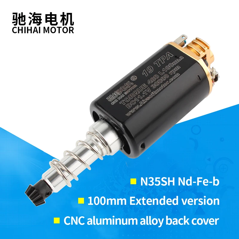 

100 мм 19TPA 30K Двигатель для страйкбола Высокая термоэффективность Высокий крутящий момент и скорость Двигатель AEG PTW AEG