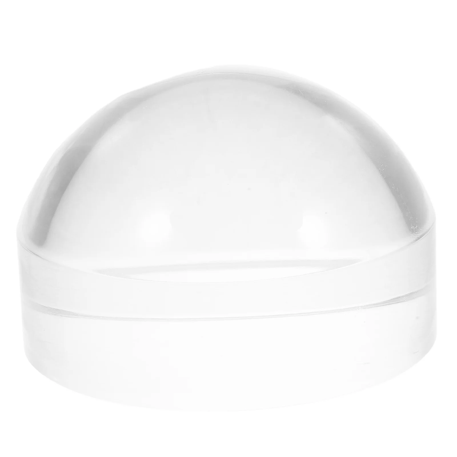 

Reading Magnifier 6X Acrylic Dome Lens for Small Text Documents Senior Eye Strain Reduction Portable Compact Paperweight Design