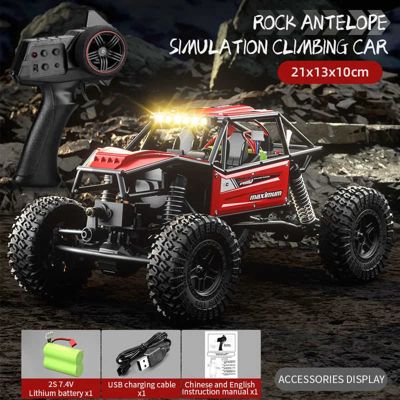 

Jjrc 1/18 Yanling Scale Electric Remote Control Off-Road Climbing Vehicle 4wd 2.4ghz Outdoor Rc Car Model Simulation Toy