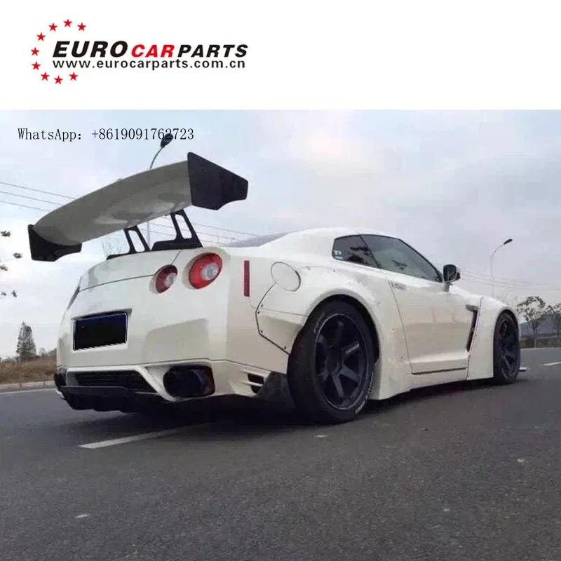

Auto Accessories Sports Exterior Gate Tail Wings Boot Lid Empennage Trunk Lip Rear Car Back LB GT Big Spoiler for GTR R35