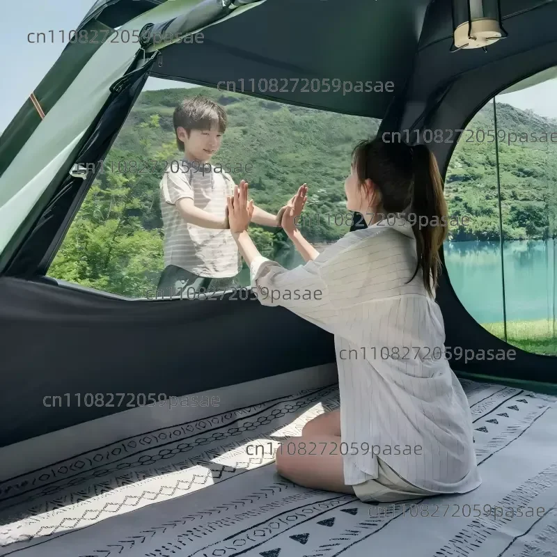 Portable Foldable Outdoor Camping Gear for Overnight Use, One-touch Opening and Closing, Fully Automatic Rainproof Design