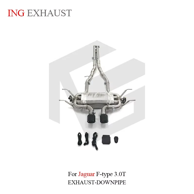 

for Jaguar F-type Catback 3.0T Exhaust Grade SS304 Muffler Remote Valve Accessories Vehicle Engine Performance System ING