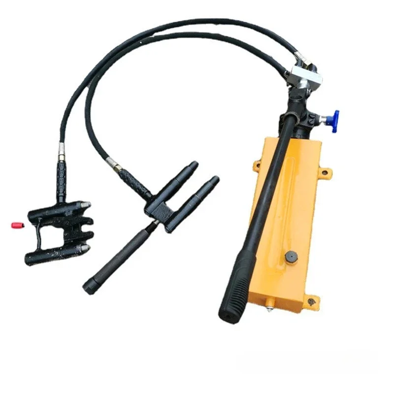 YBX-60 speed-increasing turnout sliding bed hydraulic puller double cylinder