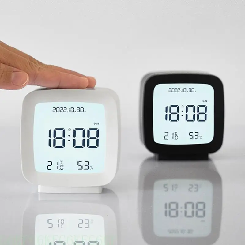 

G6KF Modern Desk Digital Alarm Clock with Clear Digital Display Perfect for Home and Office Quiet Operation Alarm Clock