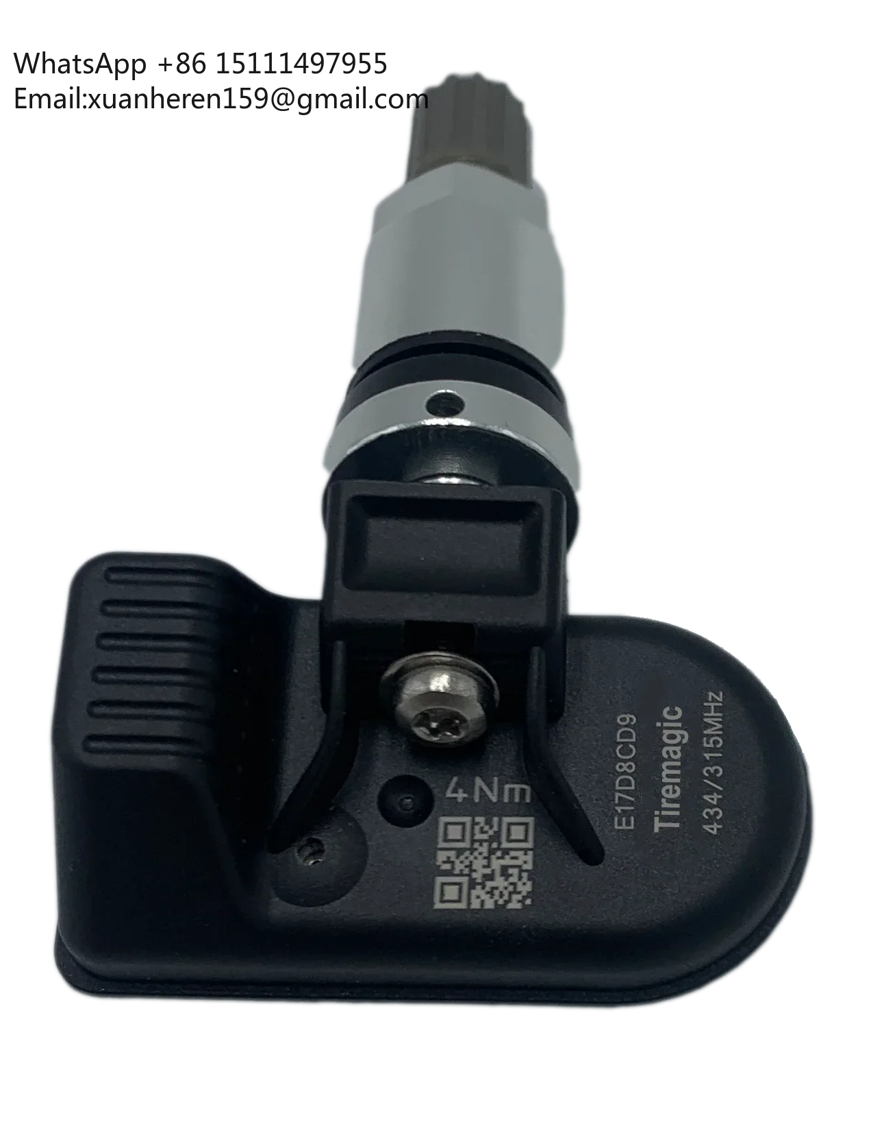 Tiremagic TC01R-12 12V 12 Tires Can Bus TPMS Internal Pressure Sensor with Programmable Baud Rate for Race Racing Cars