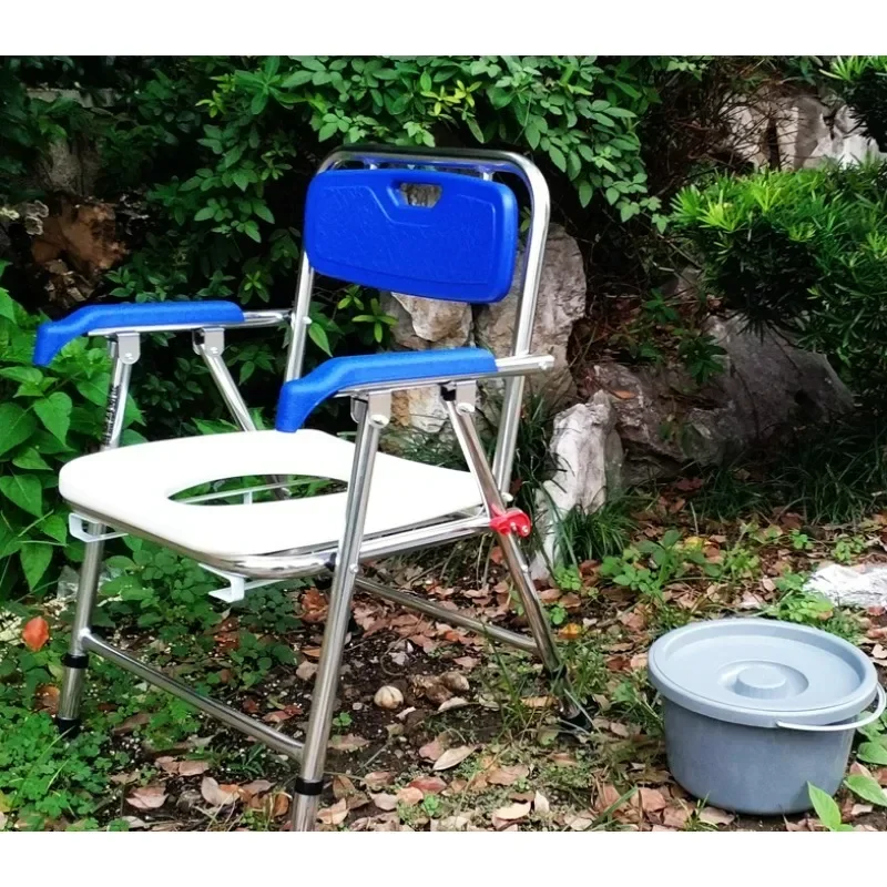 Elderly toilet chair Maternity toilet chair HL-715 aluminum alloy foldable toilet chair, household