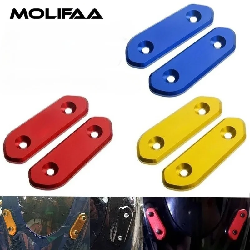 Motorcycle CNC Rearview Mirror Hole Base Cover For Yamaha YZF R15 V2 V3 V4 R15M 2018 - 2021 Windshield Cap Pad Accessories