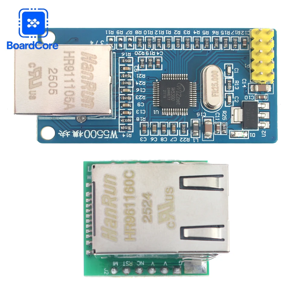 USR-ES1 Ethernet Module W5500 Hardware SPI To LAN/ Ethernet TCP / IP 51 / STM32 Microcontroller Program Over W5100