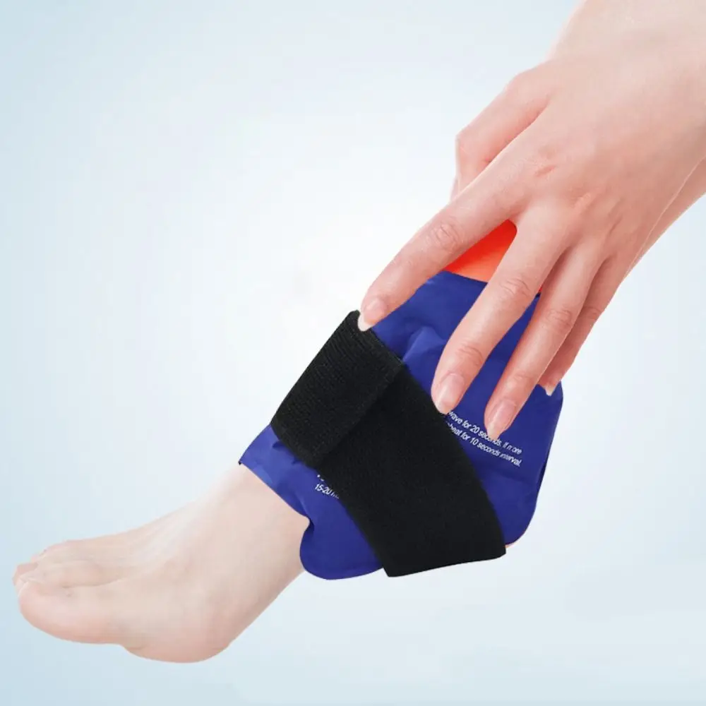 Bild 6: Praktisches Wiederverwendbares Gel-Kühlpack für Heiß-Kalt-Therapie, Schmerzlinderung, Knöchelbandage mit Flexiblem Riemen-Design und Doppeltemperatur-Eisbeutel
