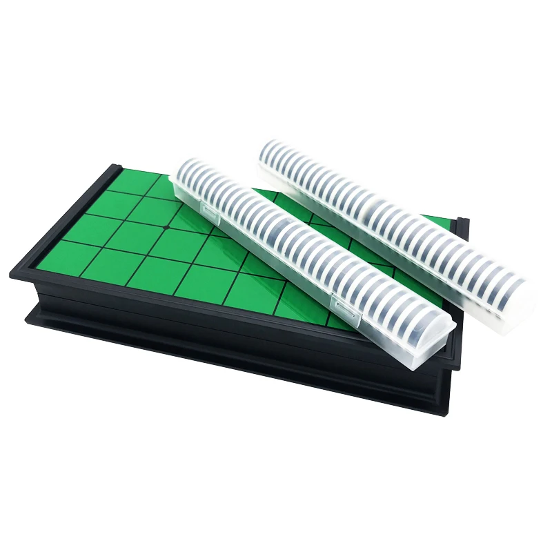 Juego de ajedrez Reversi Othello plegable portátil acrílico, educativo estándar para el hogar, piezas familiares para padres e hijos pegadas en el juego de mesa