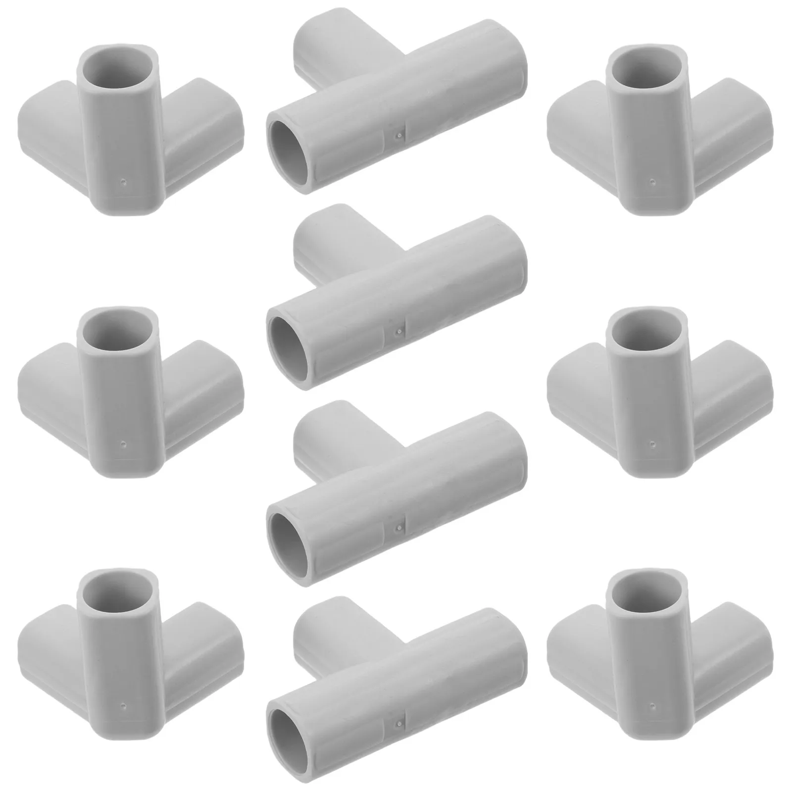 

10 шт. соединителей для детского манежа, 22 мм, Т-образные треугольные соединители для труб, запасные части для игрового манежа, DIY, безопасный заборчик