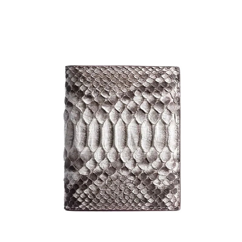 2026 New Fashion Business Men's Wallets Python Skin Genuine Leather Short Wallet Men Male Cash Purses Clutch Boy Casual Wallets