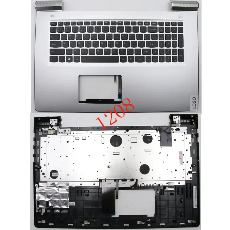 

New for Lenovo IdeaPad 700-17isk laptop upper case w 80rv BL W/KB US 5cb0k93616