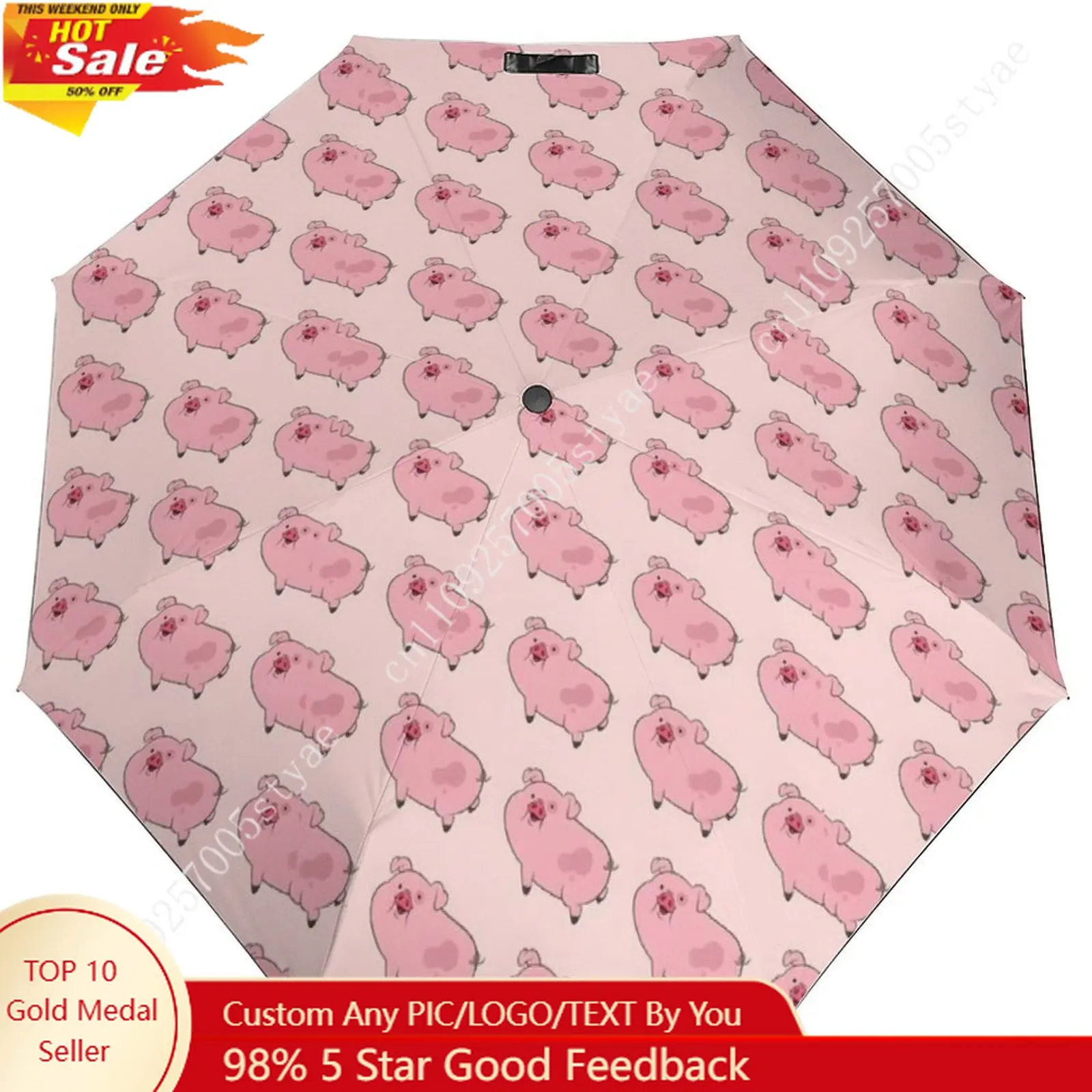 

Waddles Umbrella Disney Cartoon 3 Fold Auto Suitable Both Sunny Rainy Days Decoration Gifts Custom Umbrella Cosplay