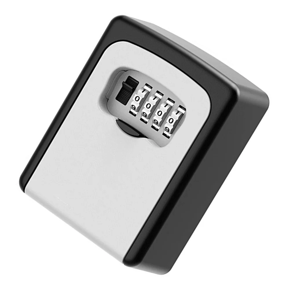 

Digital Password Key Lock Box for House Keys Outdoor WallMounted Lock Box For House Key Steel Hider Visible Security Storage