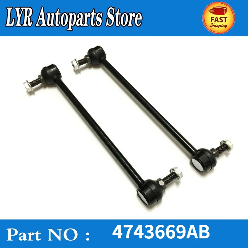 2X Suspension Kit for Chrysler Town & Country Dodge Caravan Sway Bar End Links 4743669AB 4743669AC 4743021AA 4743454AA 4743454AB