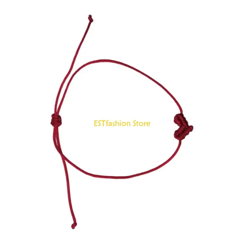 Y5GC Lovely Minimalists Heart Thread Bracelet Comfortable Fit Great Present