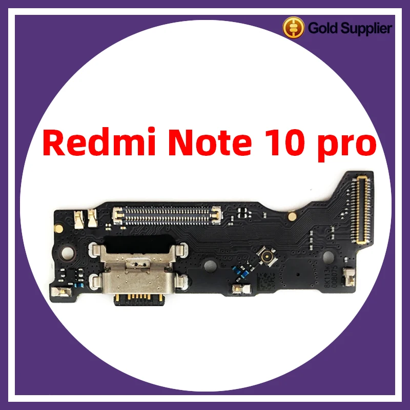 For xiaomi Redmi Note 10 pro Dock Connector USB Charger Charging Port Flex Cable Board Replacement