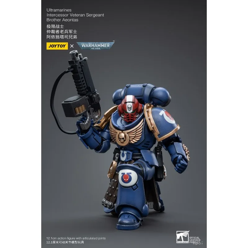 JOYTOY Original Warhammer 40000 Series Extreme Warrior Arbitrator Veteran Sergeant Ayi Ontas Brothers Toys Model Gifts Fo Boy