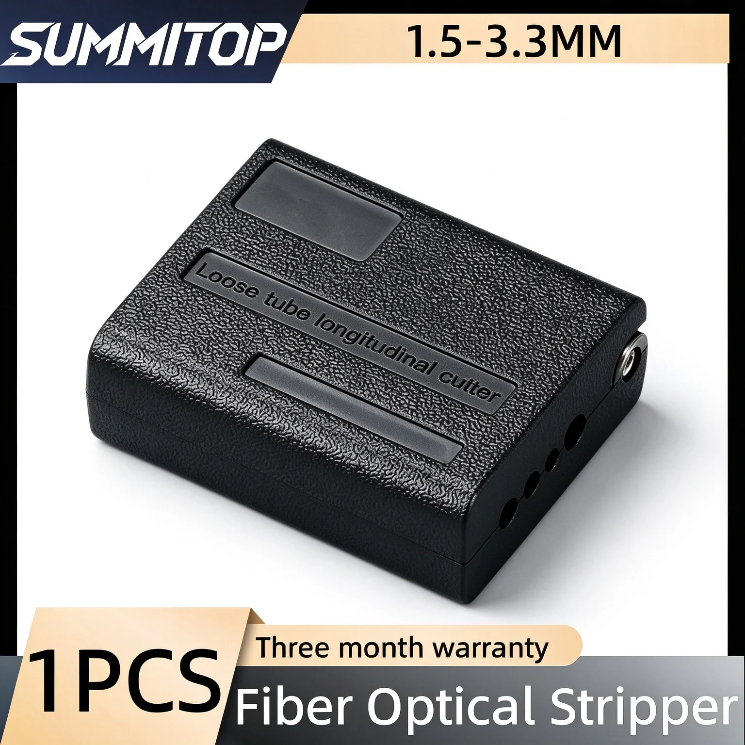 SUMMITOP Fiber Cluster Loose Tube Cable Jacket Sheath Slitter Fiber Optic Tool Longitudinal Beam Tube Stripper 1.5-3.3mm