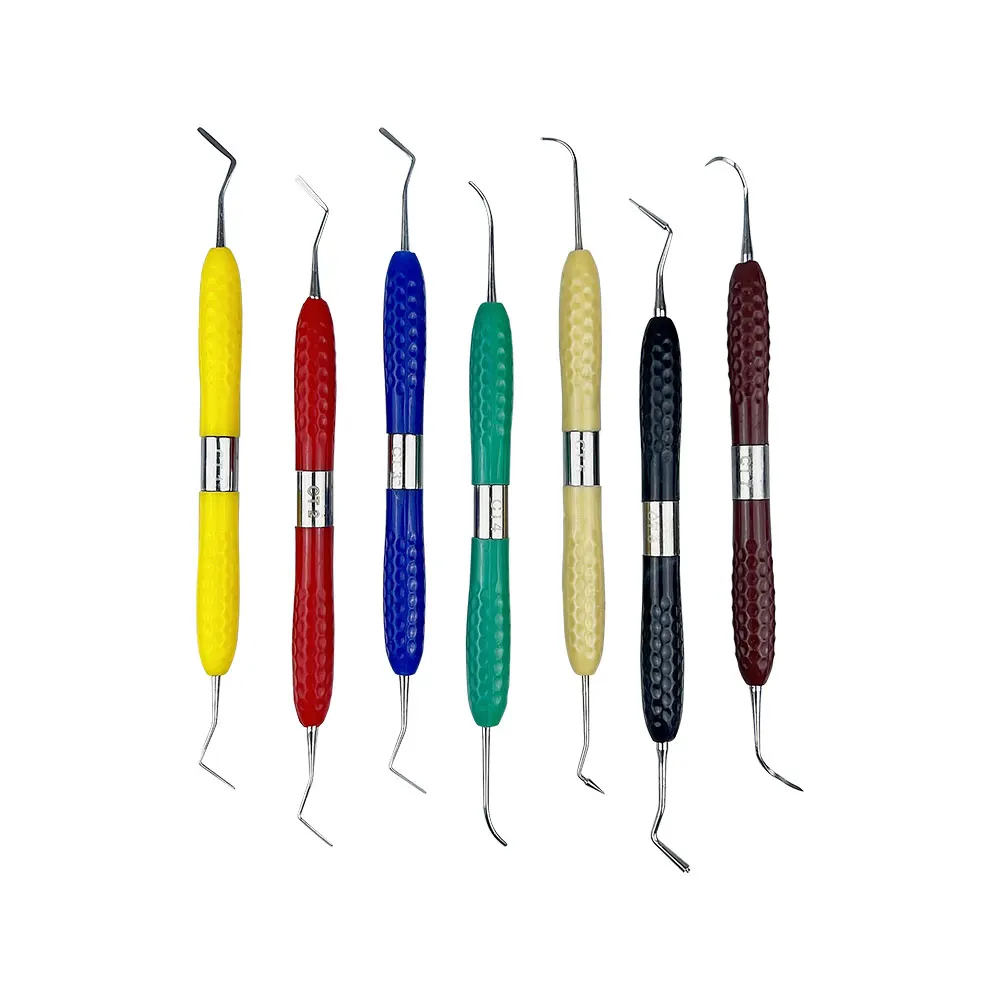 Dental Resin Filling Beauty Repair Tools Silicone Handle Resin Knife Plastic Dressings Dentistry Tools Instruments