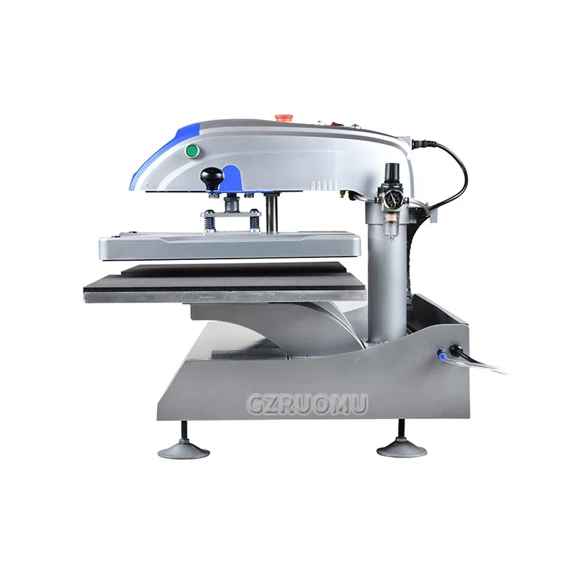 

40x50cm Double-position Pneumatic Label Heat Press Machine Automatic Open Heat Transfer Machine for DIY T Shirt Cover Printer