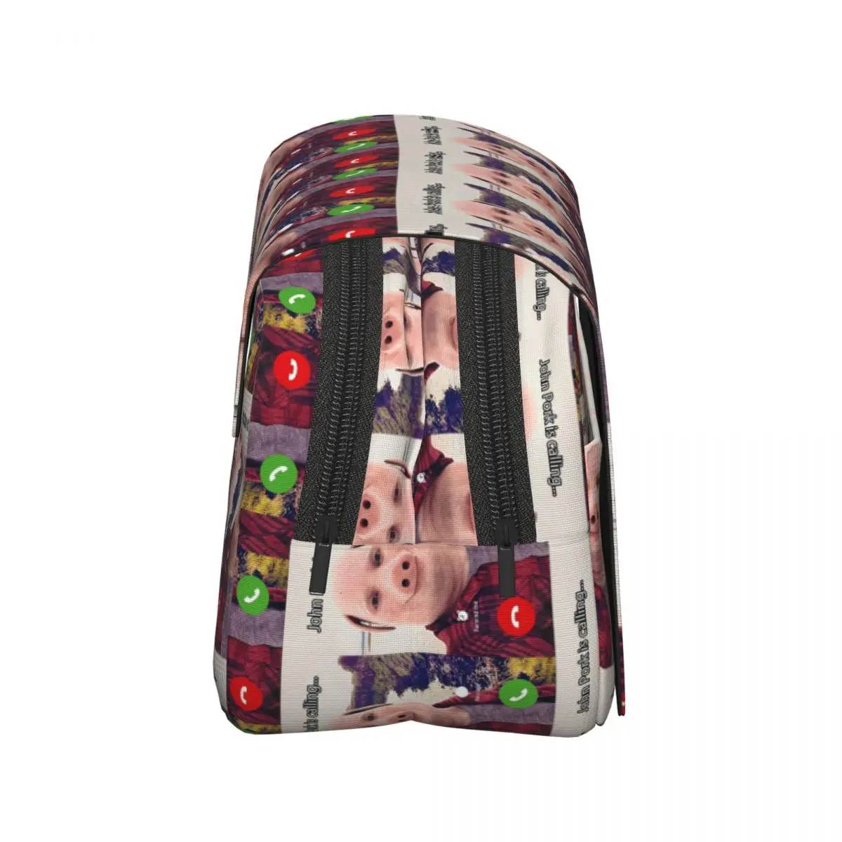 John Pork Is Calling Answer Call Phone Pencil Case Pencil Pouch Hard Shell LeatherLargeStorage Pen Box Pencil Bagfor Kids School