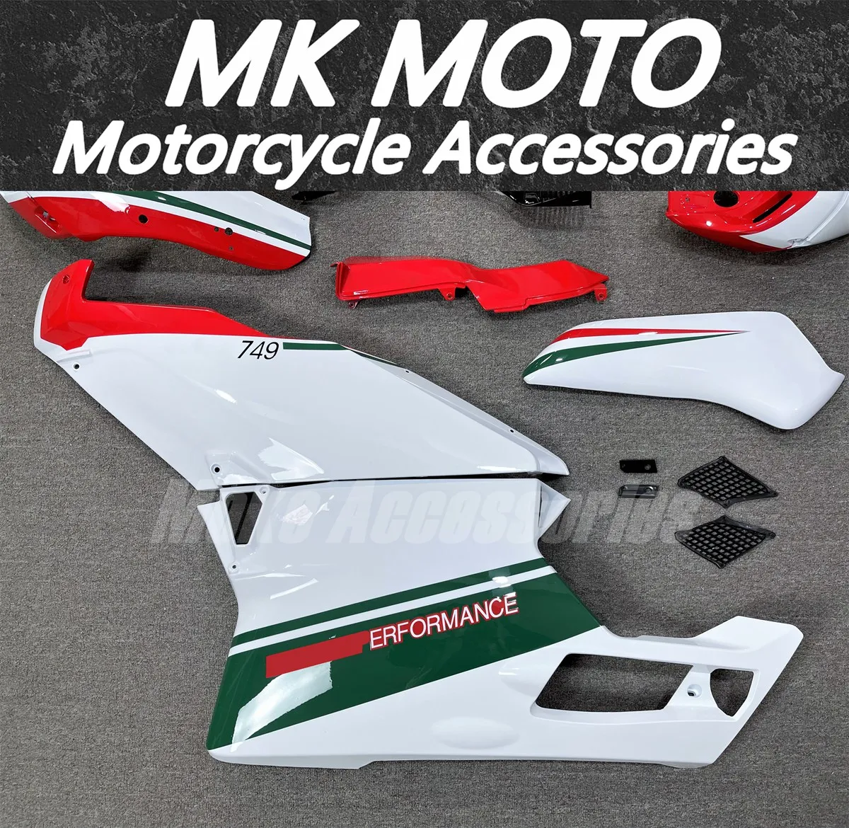 Motorcycle Fairings Kit Fit For 999 749 03 04 Bodywork Set High Quality Abs Injection Red White Green