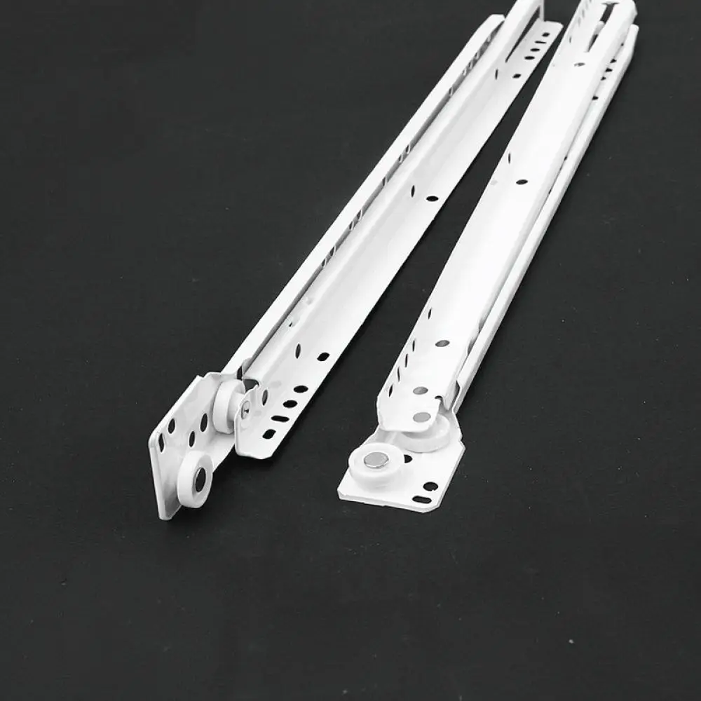 Sturdy Metal Drawer Runners Side Mount Track System For Kitchen Cupboard Wardrobe Furniture Hardware Repair Upgrade