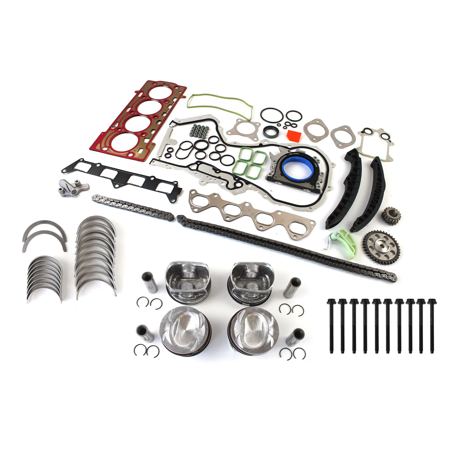 Kit de ReconFumde Moteur pour Voiture, Pièces Contrastées pour VW AUDI 1.4 TSI EA111 CAV CTH BLG BMY Ø 19mm Golf Passat CC Tiguan rocco