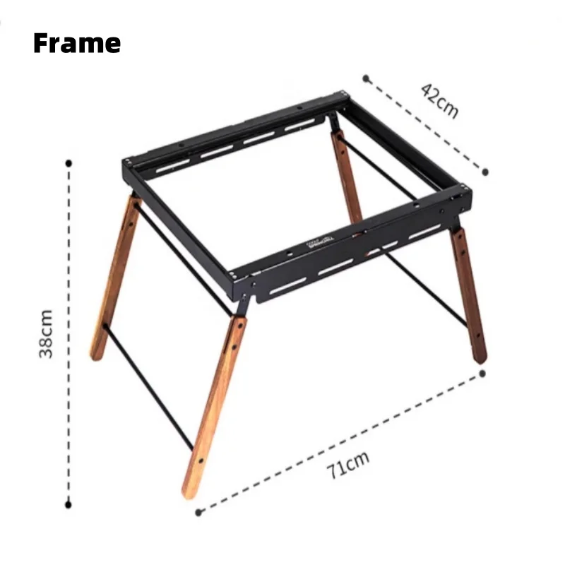 Outdoor Camping IGT Table Multifunctional DIY Aluminum Alloy Table Outdoor Portable Ultra Light Folding Table Accessories