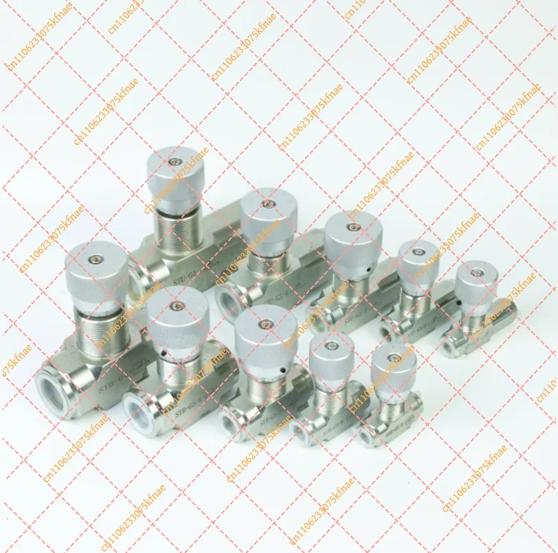 Carbon Steel STB Bi-Directional Flow Restrictor Valve G1/4 G3/8 G1/2 G3/4 G1 Hydraulic Flow Control Spare Valve Fitting
