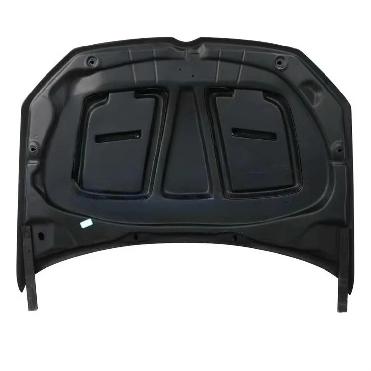 For  POLO 2013-2017 2019 Car Engine Hood Covers Carbon Fiber Bonnet Front Cover air Vents Bodykit