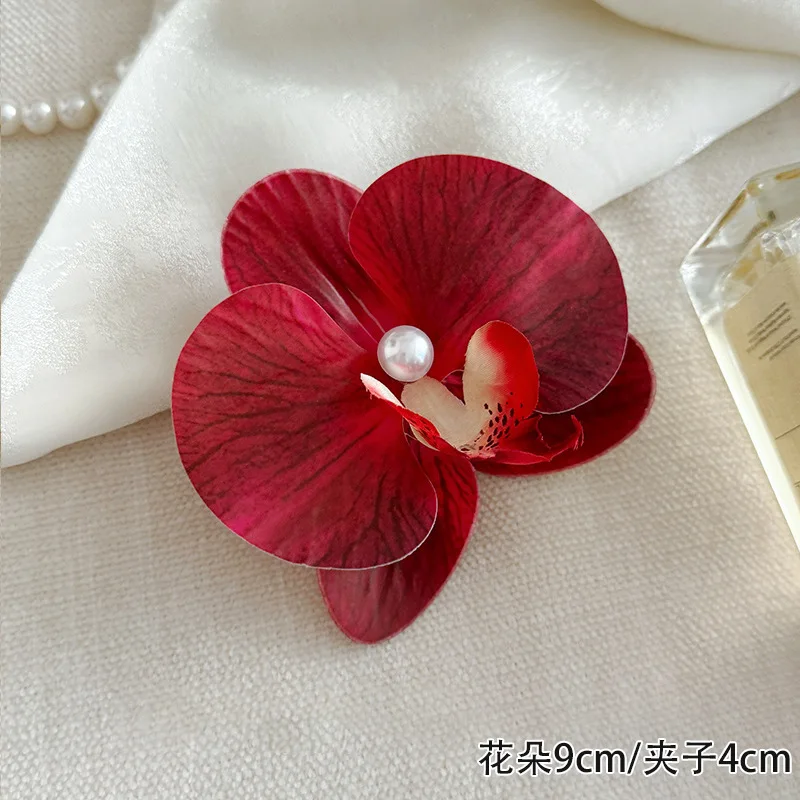 Butterfly Orchid Simulation Flower Hair Clip, Chic Design