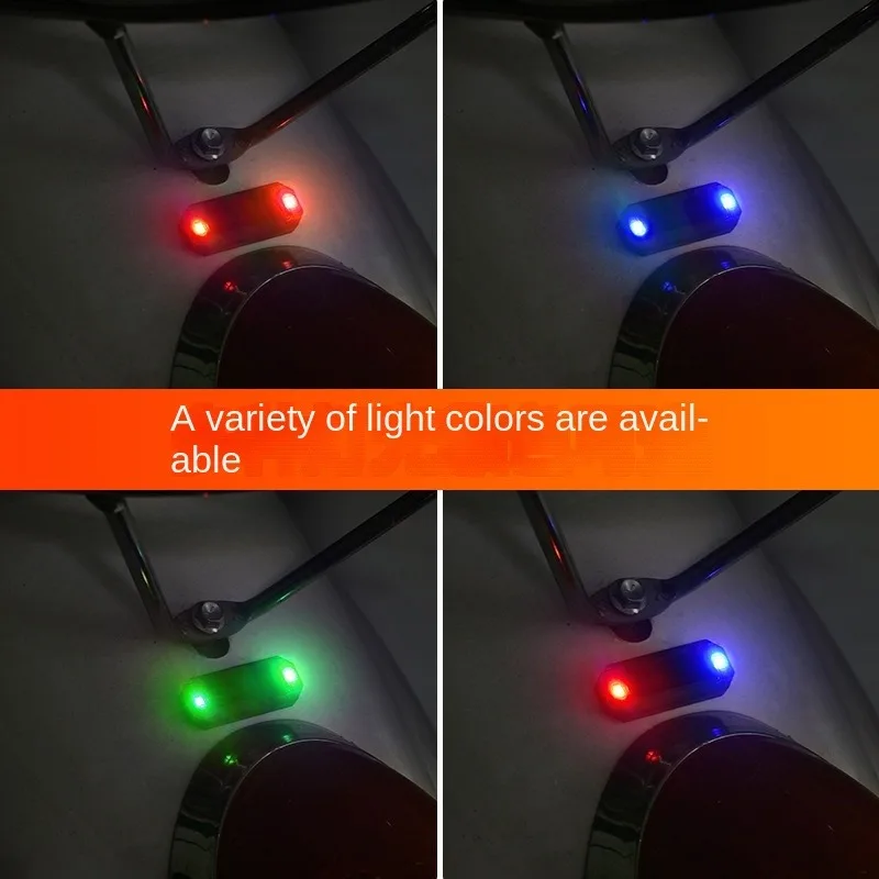 차량용 도난 방지 경고등, 태양열 LED 조명, 미니 스트로브 경고등, 야간 주행, 오토바이 전기 자동차 자전거