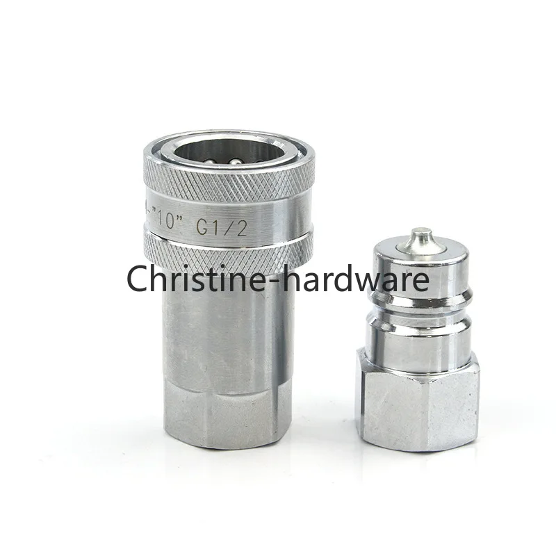 Hydraulic Quick Couplings ISO7241-1A 1/4 3/8 1/2 1 3/4 1-1/4  1-1/2 2 Inch BSP NPT Female Thread  Norm Carbon Steel GT-A1