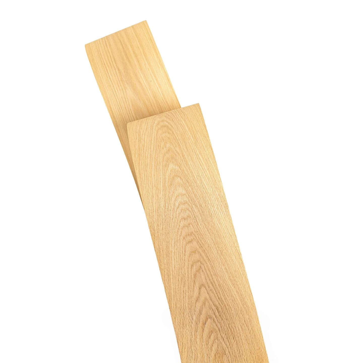 Natural White Oak Figured Veneer, 0.25mm, 250x17cm, For Album Cover Decoration & Mixed Media Ceiling Decoration.
