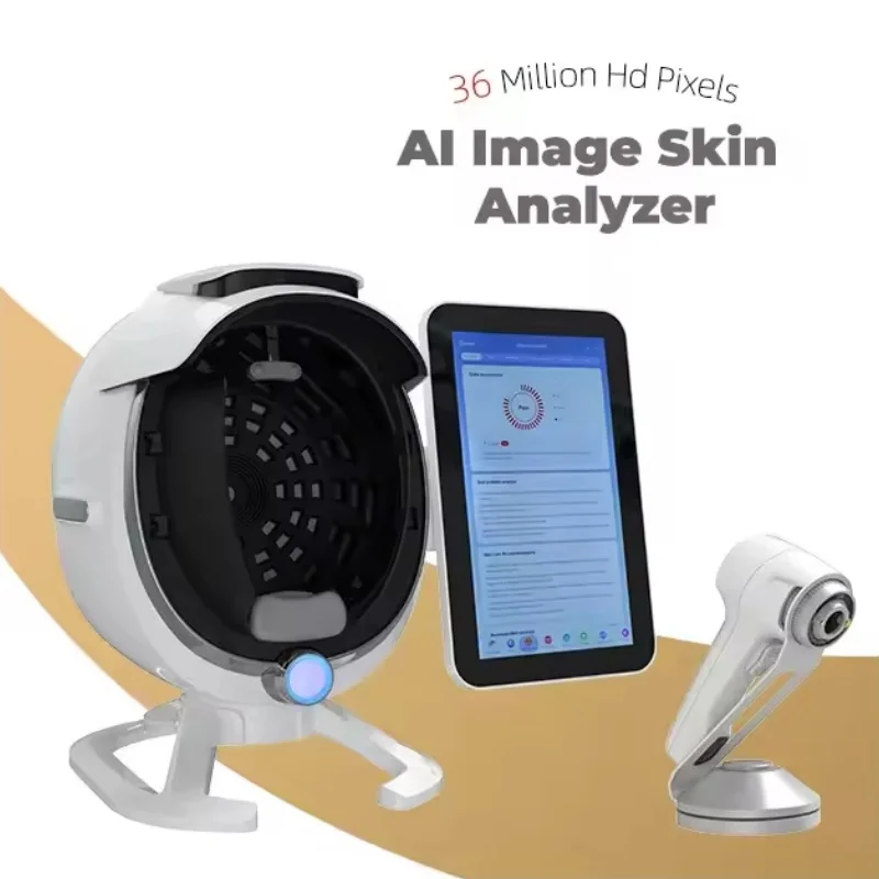36 مليون بكسل HD A6 تحليل الجلد A6 آلة تحليل الجلد ثلاثية الأبعاد AI جهاز تجميل لتحليل الوجه