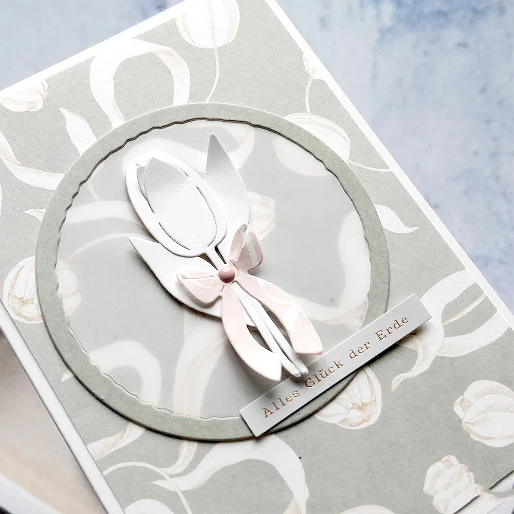 Mmao Craft Metall-Stanzformen, Stanzformen für Blumensträuße, Blätter, Scrapbook-Papier, Bastelmesser, Schablonen, Stanzschablonen – Detail 16