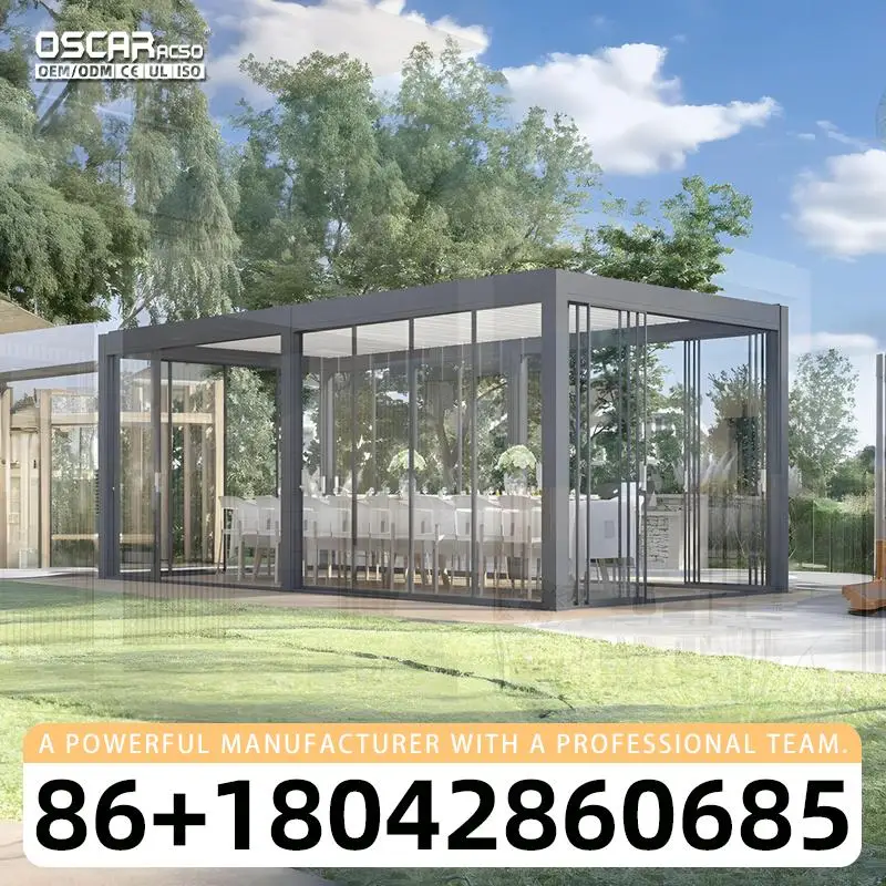 

Открытый водонепроницаемый электрический алюминий для сада, террасы, навеса на крыше, заднего двора, патио, садовой вечеринки, барбекю, беседки