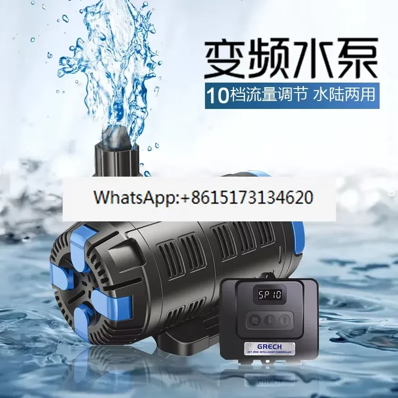 Enhance your aquatic environment with this advanced submersible pump designed specifically for fish ponds. Featuring variable