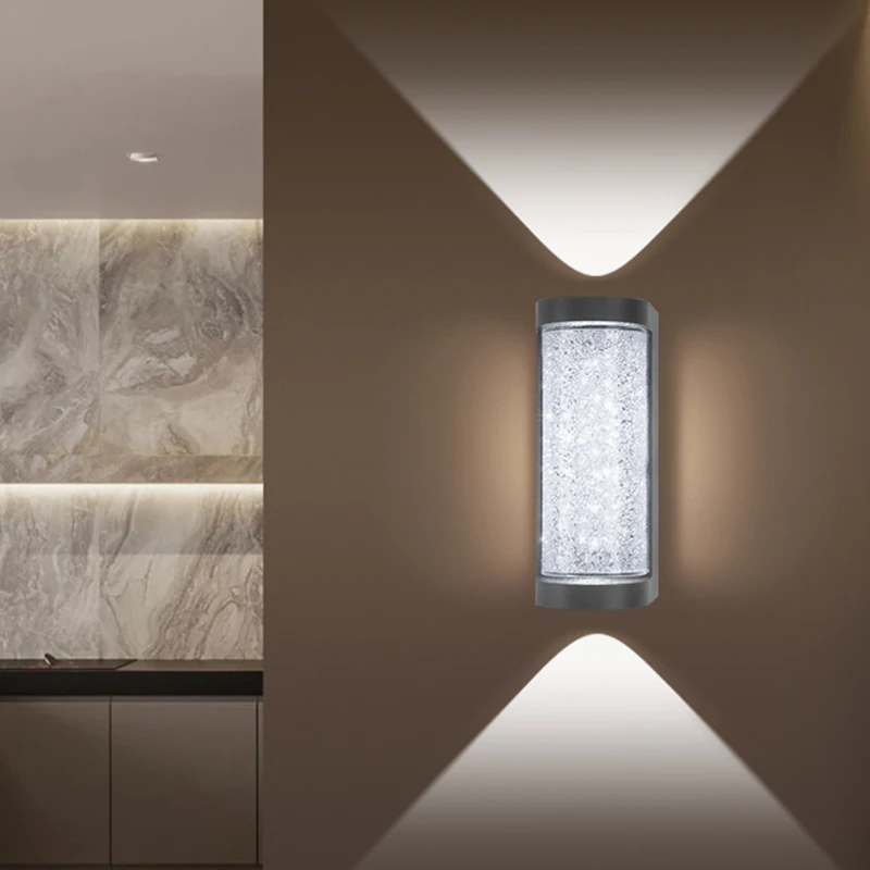 

Crystal LED Indoor Wall Light 10w Bedroom Bedside Light Living Room Balcony Aisle Wall Lamp Corridor Decoration Wall Lamp