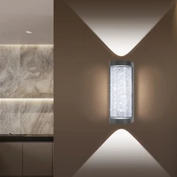 Crystal LED Indoor Wall Light 10w Bedroom Bedside Light Living Room Balcony Aisle Wall Lamp Corridor Decoration Wall Lamp