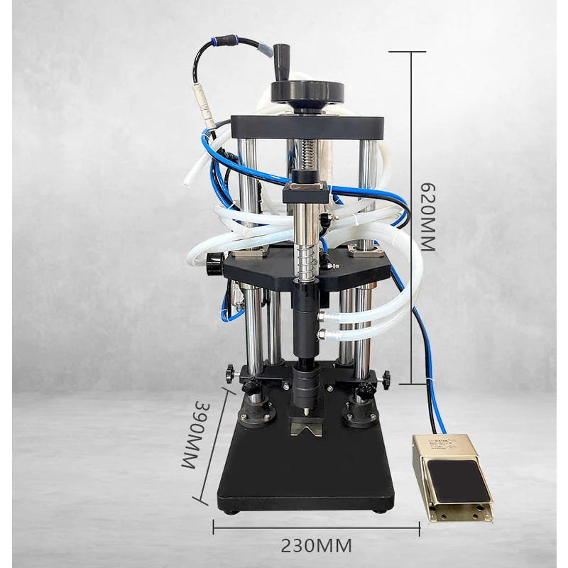 سهلة التشغيل آلة تعبئة العطور كولونيا المياه الندى شبه الأوتوماتيكية ذات الرأسين #6