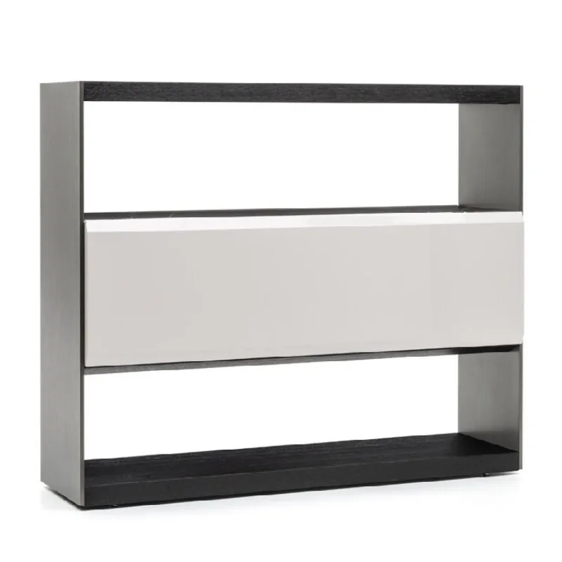 

Italian minimalist solid wood marble furniture, sideboard, large apartment storage, wine cabinet, tea cabinet