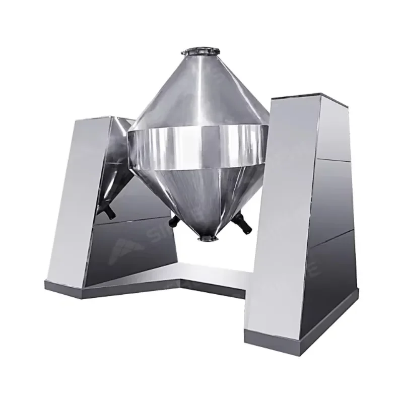 Stainless Steel Rotary Drum Mixer Powder Double Cone Mixer