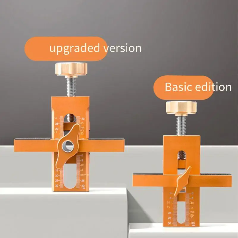 Auxiliary artifact for cabinet door installation aluminum alloy multifunctional hanging cabinet cupboard rapole locator English.