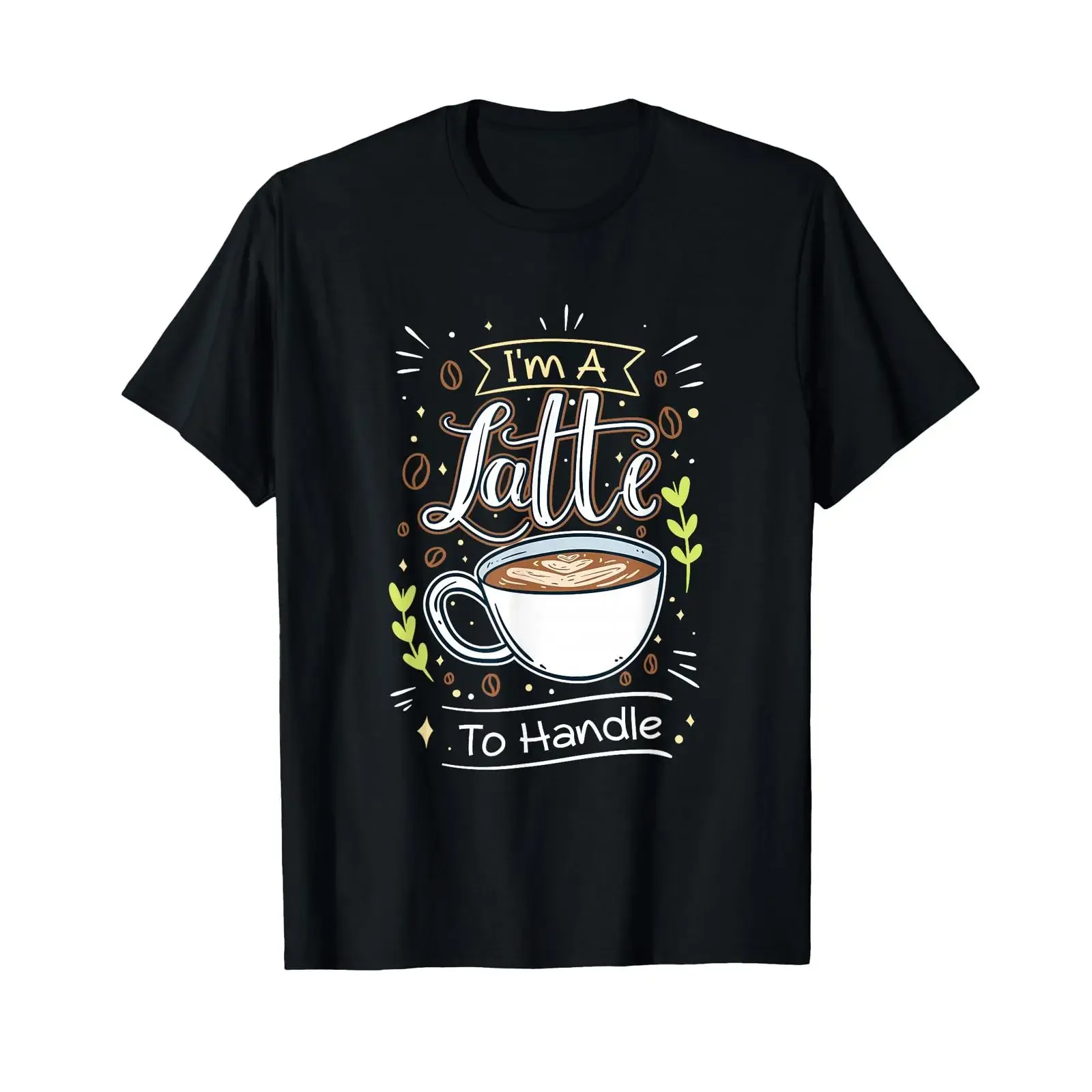 Café Latte Disant Expresso caféine Amateur de drôle T Shirt vintage Washed Soft Slightly Casual Unisex Stylish designer clothes